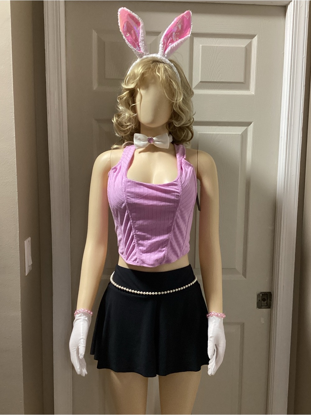 Pretty Pink Playboy Bunny Costume